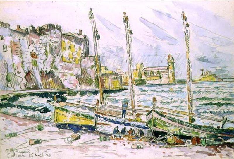 Paul Signac Collioure oil painting picture